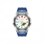 Часы Casio G-Shock Analog-Digital 2100 Series, арт. GA-2100-7A7, темно-синий - фото