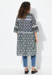 Летняя куртка MIXED PRINT LONGLINE SLEEVE OPEN SHAPE Ulla Popken, темно-синий - фото 3