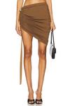 Мини-юбка Wind от Helmut Lang, cocoa - фото