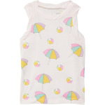 Майка Chaser Beach Balls and Umbrellas Tank Top, цвет Pinky - фото