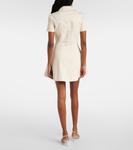 Джинсовое мини-платье Self-Portrait, белый - фото 3