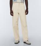 Хлопковые брюки-клёш Commas, Beige - фото 3