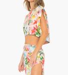 Топ Finley с цветочным принтом JBQ, мультиколор - фото