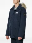Парка с отделкой и капюшоном Helly Hansen, синий - фото 3