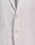 Блейзер 120% Lino, светло-серый - фото 4