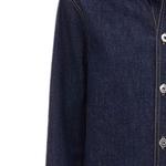 Джинсовая куртка женская индиго Bottega Veneta - фото 5