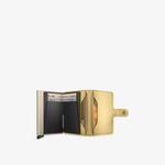 Мини-кошелек Secrid из шагреневой кожи, желтый - фото 4