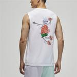 Майка унисекс белый Jordan, белый - фото 4