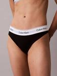 Хлопковый трусики-стринги Icon Cotton Modal Calvin Klein, Black - фото 4