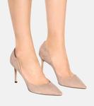 Замшевые туфли Romy 85 Jimmy Choo, бежевый - фото 4