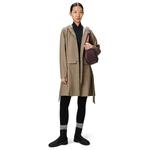 Женская длинная куртка-дождевик w3 Rains, черный - фото 4