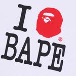Футболка с логотипом A BATHING APE, белый - фото 9