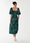 Платье WILLA MEENA, Emerald Scribble/Green - фото 4