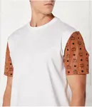 Футболка с монограммой Regular fit Mcm, белый - фото 4