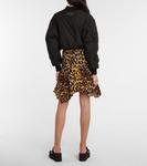 Мини-юбка с гепардовым принтом Stella McCartney, Tortoise Shell - фото 3