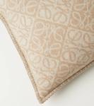 Подушка из шерсти и кашемира Anagram Loewe, Beige - фото 4