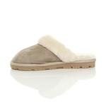 Тапочки на плоском каблуке AJVANI, бежевый - фото 3