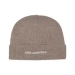 Шапка k/essential с добавлением шерсти и кашемира Karl Lagerfeld, бежевый - фото