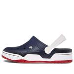 Сандалии classic clog beach shoe blue white Crocs, синий - фото
