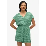 Комбинезон Superdry Printed romper, зеленый - фото 3