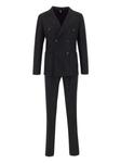 Двубортный костюм Santaniello, черный - фото