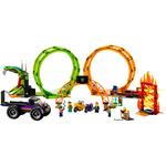 Набор строительных блоков Double Loop Stunt Arena 60339 LEGO - фото