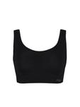 Бюстгальтер SLOGGI Bralette Bra ZERO Feel Top, черный - фото