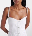 Джинсовое платье миди Saint Raphael AG Jeans, Optic White - фото 4