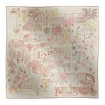 HERMES Шёлковый шарф Mulberry розовый, Pink - фото 6