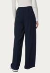 Брюки ELASTICATED WAIST WIDE LEG Marks & Spencer, темно-синий - фото 3