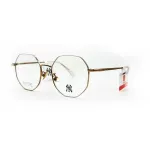 MLB Titanium Irregular Shape оправа для очков Unisex Gold - фото 4