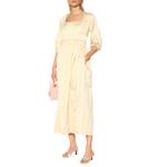 Платье миди из атласа Ondina Brock Collection, Open White - фото 2