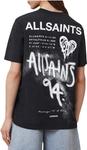 Футболка AllSaints Poster Bf Tee, Black 1 - фото 2