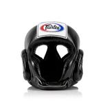 Шлем Fairtex Muay Thai Competition Headguard, черный - фото 8