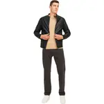 Куртка Jj Rebel Caleb leather, черный - фото 6