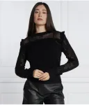 Свитер regular fit Twin-Set, черный - фото 3