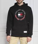 Толстовка мужская Tommy Jeans спортивная с логотипом, черный - фото
