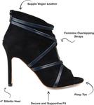 Женские ботильоны Brinley Co. с вырезами, Black - фото 5