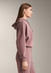 Худи OYSHO BOXY WITH BRUSHED MODAL, Mauve - фото 6