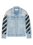 Off-White джинсовая куртка, синий - фото