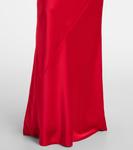 Открытое платье сзади Norma Kamali, Tiger Red - фото 5