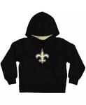 Черный пуловер с капюшоном и логотипом New Orleans Saints Fan Gear для мальчиков и девочек для малышей Outerstuff, черный - фото