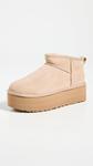 Женские ботинки UGG Classic Ultra Mini на платформе, Sand - фото 2