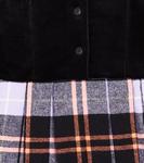 Платье из хлопка в клетку Paade Mode, черный - фото 3