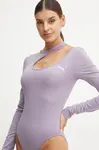 Боди Puma, фиолетовый - фото 5