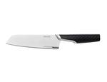 Нож Fiskars Taiten Santoku, 16 см, черный - фото