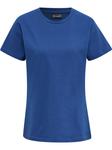 Футболка Hummel S/S Woman, цвет TRUE BLUE - фото
