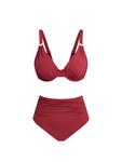 Бралетт Бикини Cupshe, красный - фото
