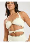Купальник ZEBRA STARFISH CUT OUT South Beach, кремовый - фото 4