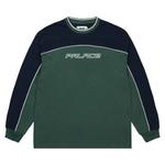 Лонгслив Palace Mesh Panel Long-Sleeve, Racey Green - фото